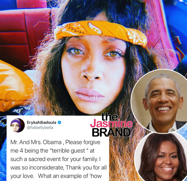 Update: Erykah Badu Apologizes To Michelle & Barack Obama: Forgive Me For Being The Terrible Guest … I Was Inconsiderate