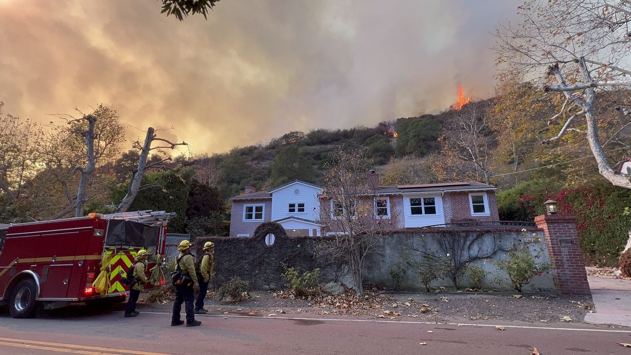 Exclusive: Blaze Media runs into actor Dennis Quaid as Palisades fire threatens new swaths of LA County