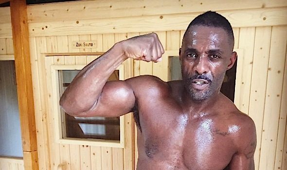 Idris Elba Goes Shirtless, Preps For First Fight [Photos]