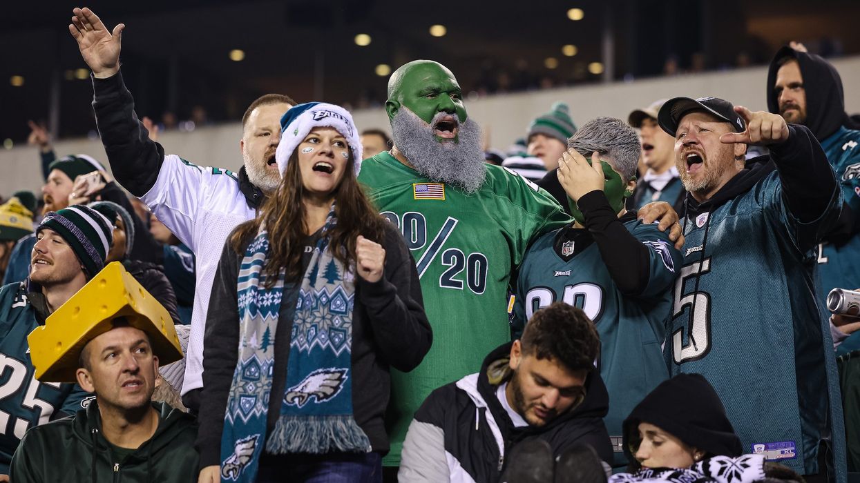 Viral video shows Philly Eagles fan aggressively insulting woman at playoff game