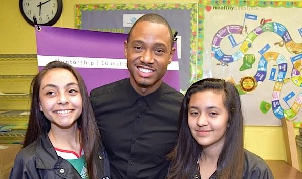 E!’s Terrence J & Staci Harris Inspire Girls at The Boys & Girls Club [Photos]