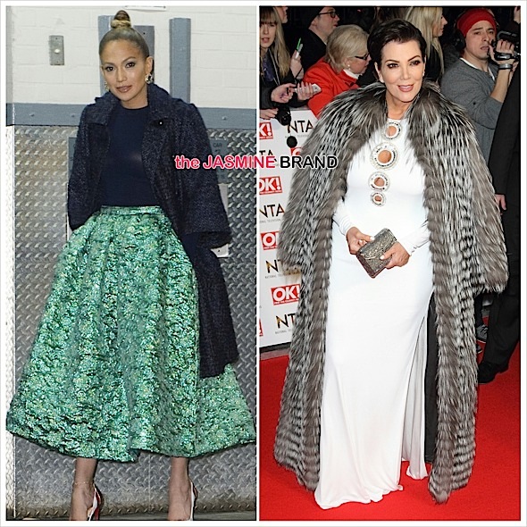 Celebrity Fashion: J.Lo In Christian Siriano & Kris Jenner In Emilio Pucci [Photos]