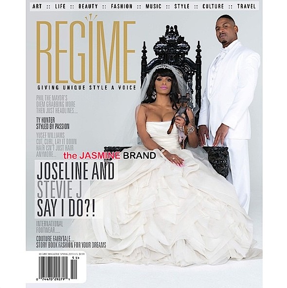 Stevie J & Joseline Hernandez Cover ‘REGIME’ In Wedding Attire + The Game Clowns Plies