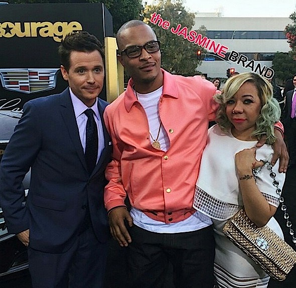 T.I., Tiny, Mike Tyson, Sevyn Streeter, Wiz Khalifa Attend ‘Entourage’ Premiere [Photos]