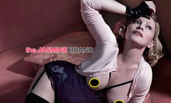 Madonna Takes Her Top Off For Interview Mag [Photos]