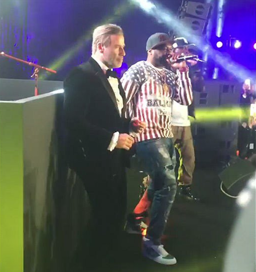 John Travolta Dances w/ 50 Cent At Cannes Party [VIDEO]